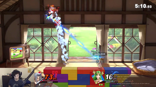After being zoned all match, super decides to take part in some zoning of his own