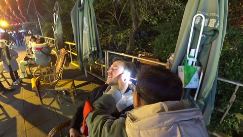 Ear cleaner finds something interesting in Jake's ear
