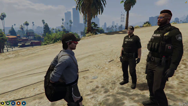 Robert outsmarts police with a good point