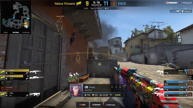 s1mple insane 1 vs 4 clutch