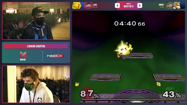 Melee player rips bloody tissue out of nose in the middle of a tournament set