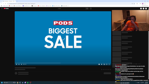 Erobb gets targeted ad (after his moving POD was repossessed)