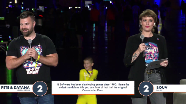 Fortnite kid enjoying quakecon