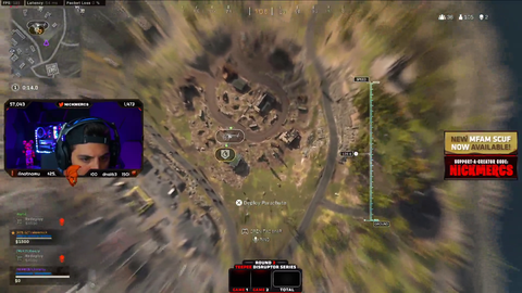 NICKMERCS with a disgusting tournament helicopter play on Train