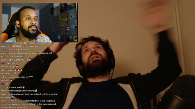 Destiny on reading and vegetables