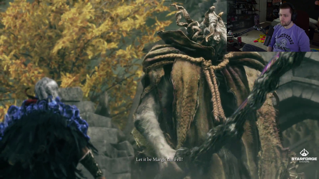 Soda faces his first big boss in Elden Ring randomized