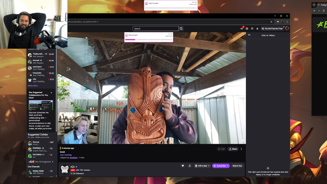 Broxh offers to carve XQC a piece of wood :)