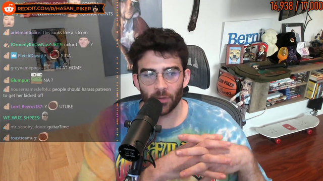 Hasan tries to record a youtube outro