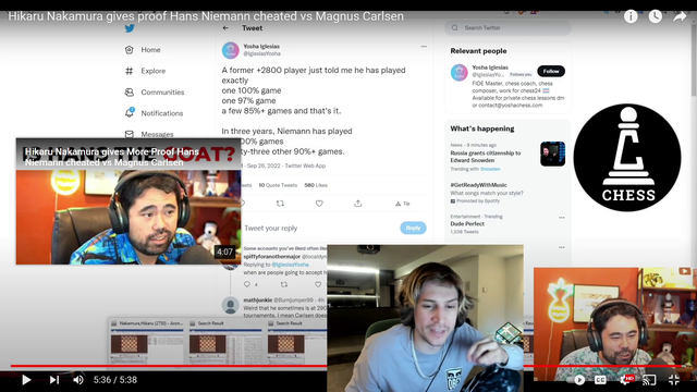 xQc take on the Hans Niemann cheat drama