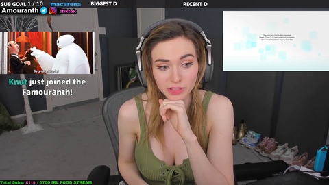 Amouranth being SHAMELESS on train
