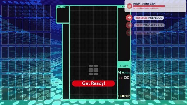 Tetris 99 experience