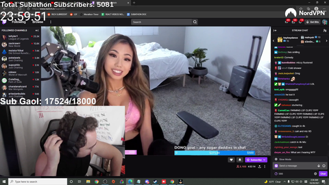 Mizkif freaks out talking to Caitiln