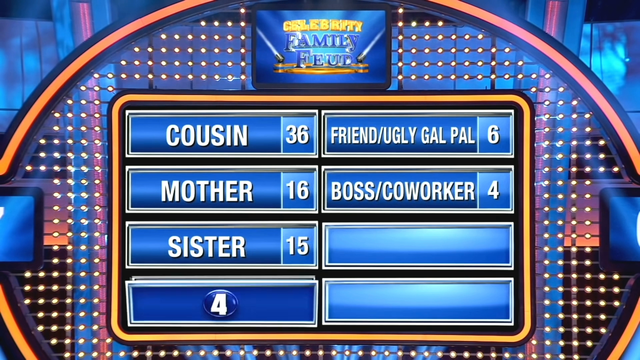 Family Fued contestant does the classic joke.