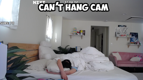 Fuslie caught snoring.
