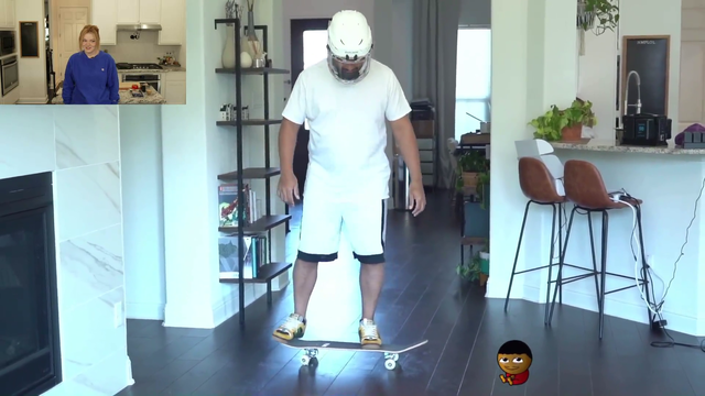 NMP does a trick (not soy) (helmet for safety) (pog)