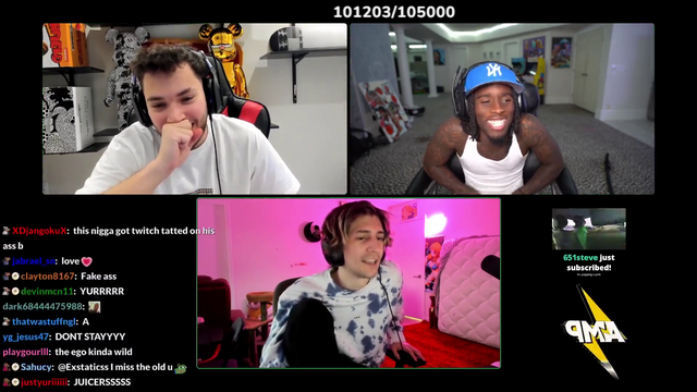 xQc, Kai, and Adin Freeze