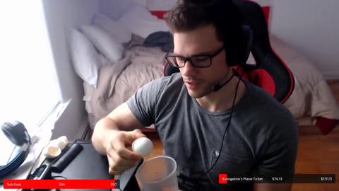 Reformed felon uses prison-learnt skills to drink 3 raw eggs with no gag reflex