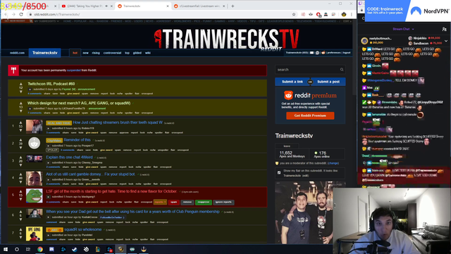 Trainwrecks goes off on harasser that has been harassing him and Poke for months.