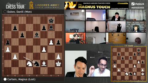 Magnus Carlsen smashes the desk in spectacular fashion