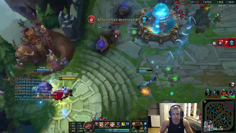 T1 going in on riot games after he runs up and gets destoryed