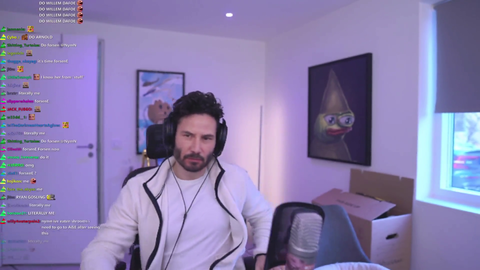 Keanu Reeves started streaming on Twitch