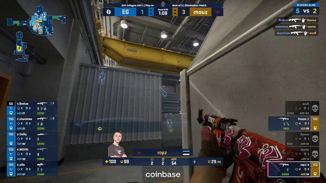 Ropz amazing all headshot ACE at Cologne