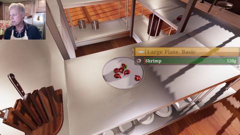 Henry creates a delicious dish in Cooking Simulator