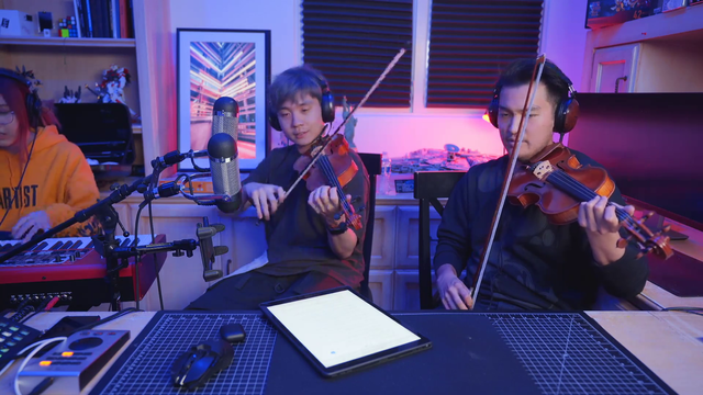 Albert, Ray and Lily play Mulan