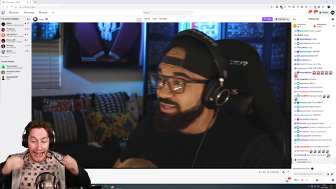 Twitch streamer calls out pedophile and child groomer "Nappy" for returning to stream.