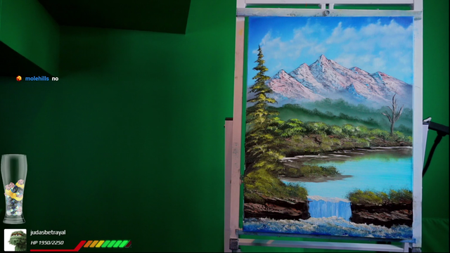 Bob Ross Style Painter Absolutely Loses It