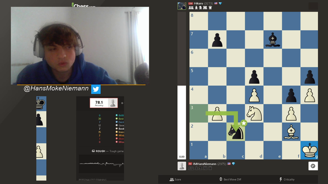Hans says he is just a meme from Hikaru's stream after getting knocked out in tournament