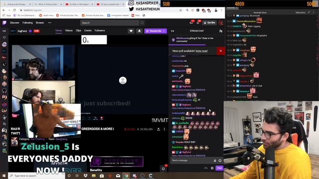 Hasan being impartial on the rajjroyale LULW