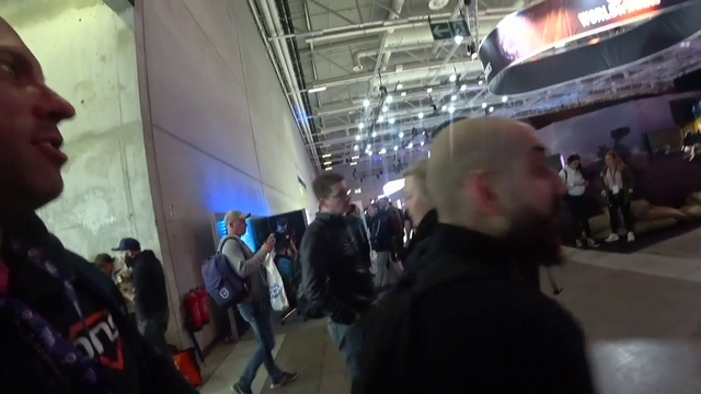 Knut, Sliker and Andy meeting Adept at TwitchCon Berlin
