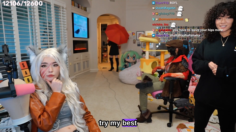 Supertf cosplaying as Mina from Deadlock