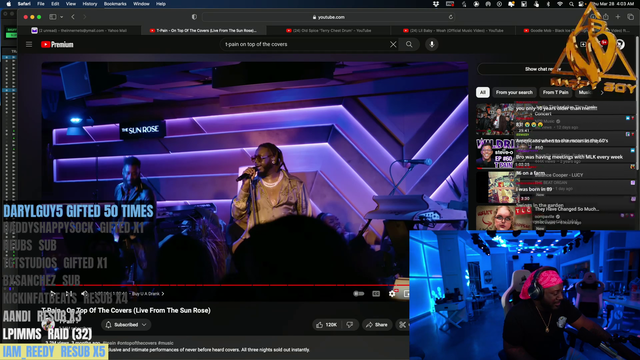 T-Pain asking when JFK was alive.