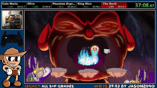 TheMexicanRunner Cuphead new world record [Win]