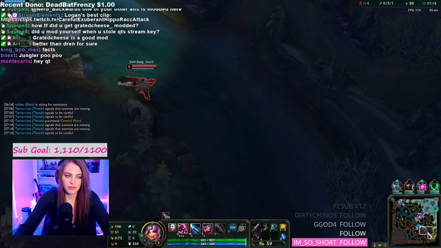 QTCinderella gets jebaited by top donator