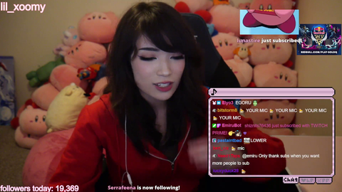 why emiru thanks subs