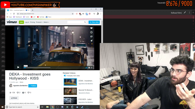 Hasan admires his friend’s ad work