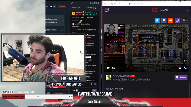 Hasan reacts to the Ryu clip.
