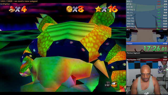 Lacari new pb eat it admiral bulldog 17:36