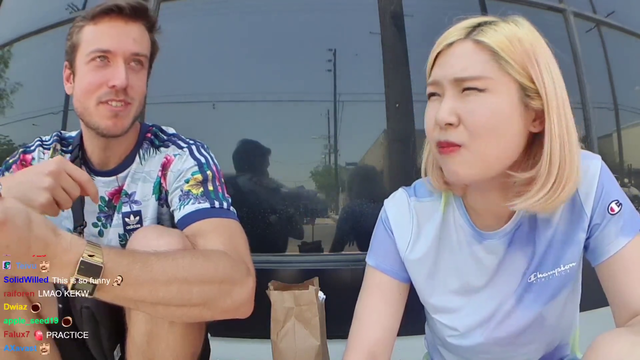 HAchubby shares her silent stream fart secret with jakenbakelive