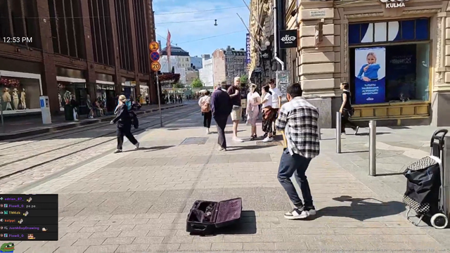Epic sax guy in Helsinki