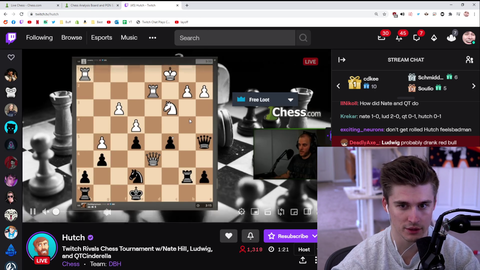 Ludwig checks in on his chess team