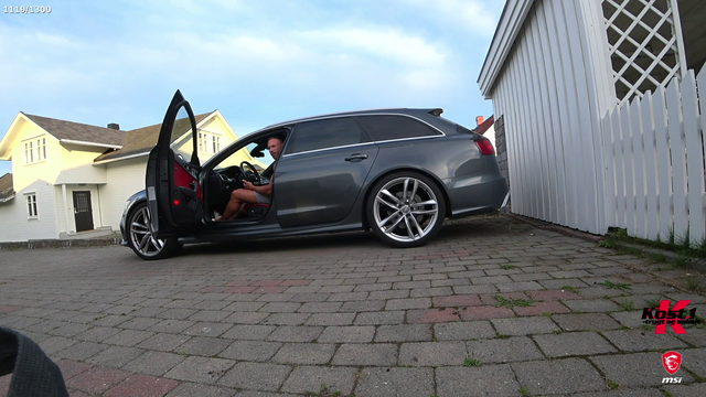 Knut’s daughter isn’t as excited about his new car as he is