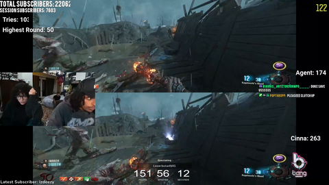 Agent00 and Cinna almost did a generational throw but agent clutched up with 1 bullet remaining