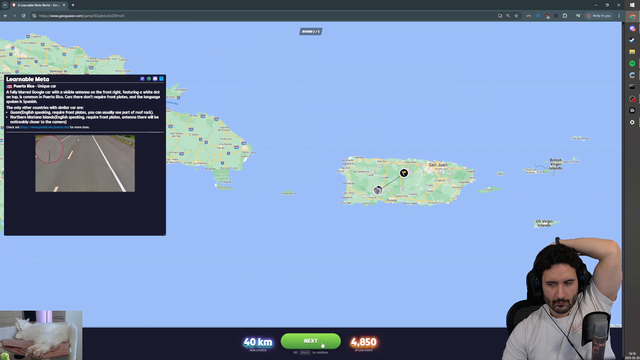 Nymn's fear in Twitch Rivals Geoguessr