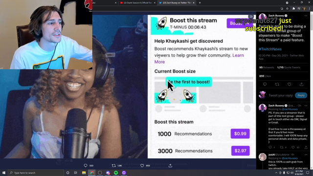 xqc's take on new twitch boost feature
