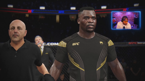 UFC Heavyweight Cyril Gane plays UFC 4 and loses to HW champion Ngannou the exact same way he did IRL.