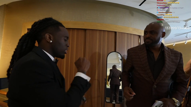 Kai asks Wayne Brady if he can "Michael Jordan" him